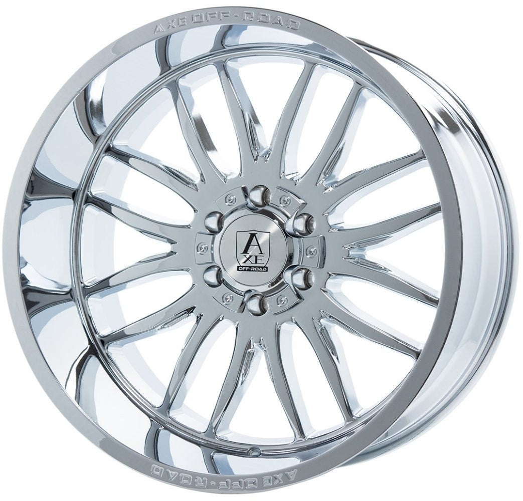 20x9.5 AXE Offroad Hades Chrome 6x5.5/139.7 15mm - Flex Offroad