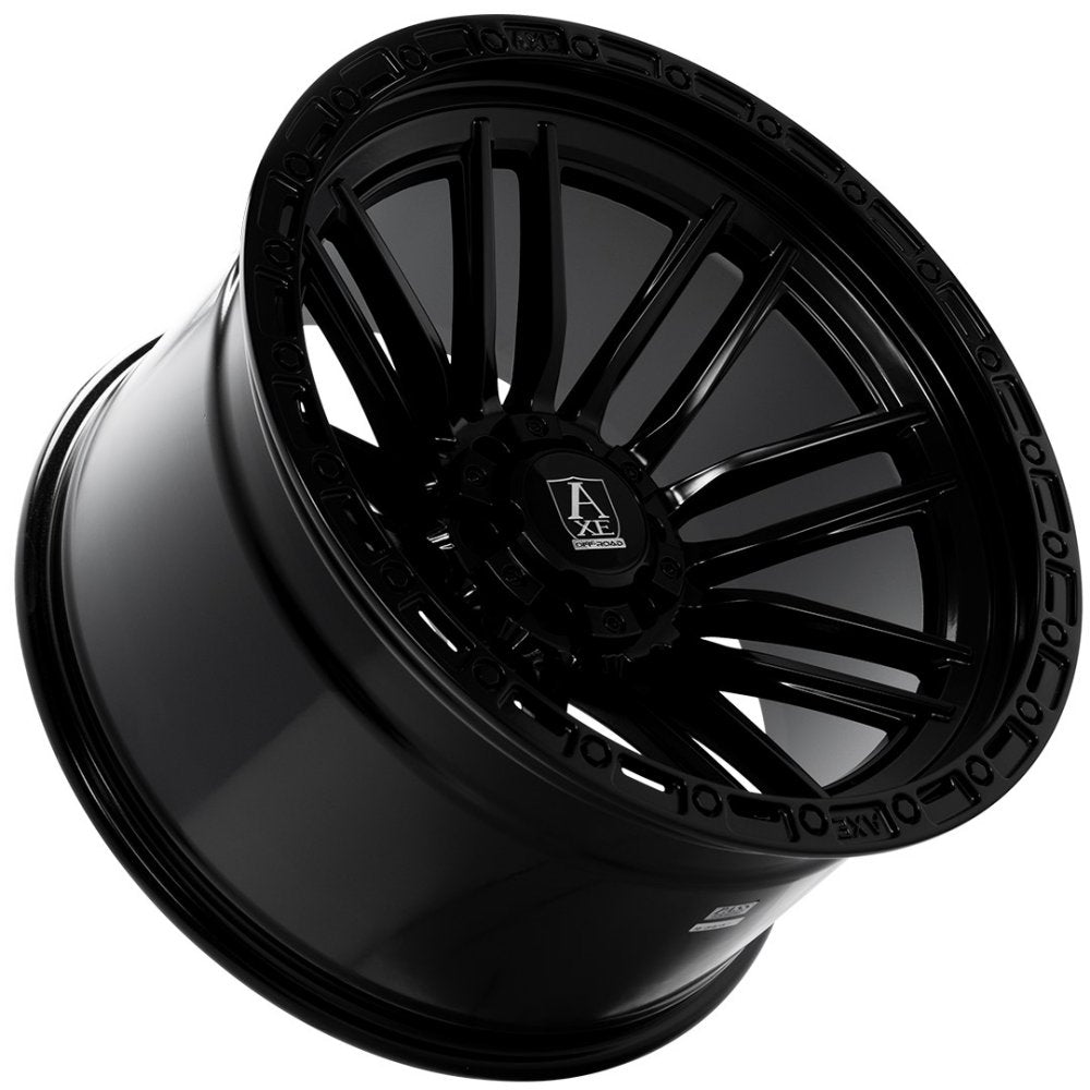 22x12 AXE Offroad Icarus Satin Black (* May Require Trimming) 8x180 -44mm - Flex Offroad