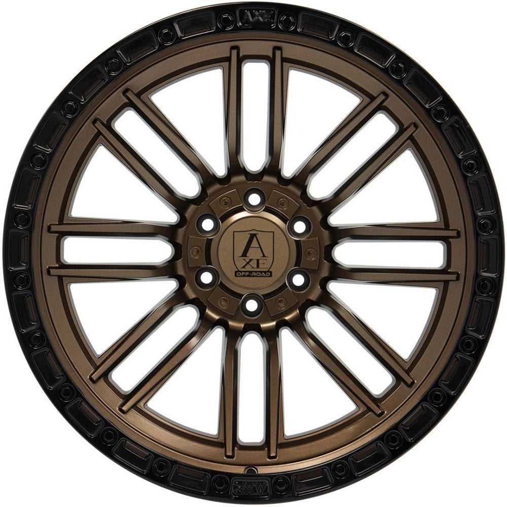 22x10 AXE Offroad Icarus Bronze w/ Black Lip 8x170 -19mm - Flex Offroad