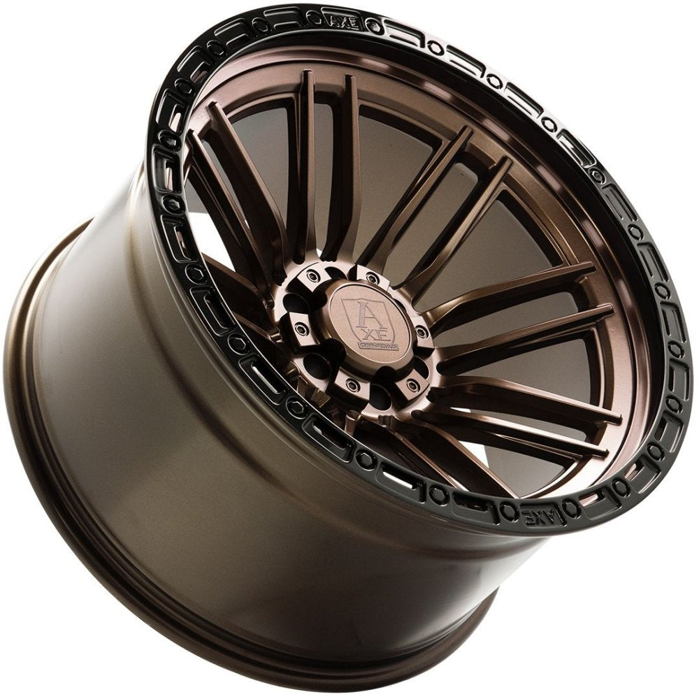 22x10 AXE Offroad Icarus Bronze w/ Black Lip 8x170 -19mm - Flex Offroad