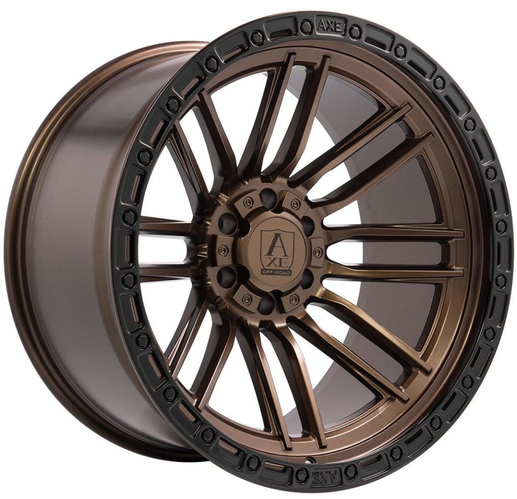 22x10 AXE Offroad Icarus Bronze w/ Black Lip 8x170 -19mm - Flex Offroad