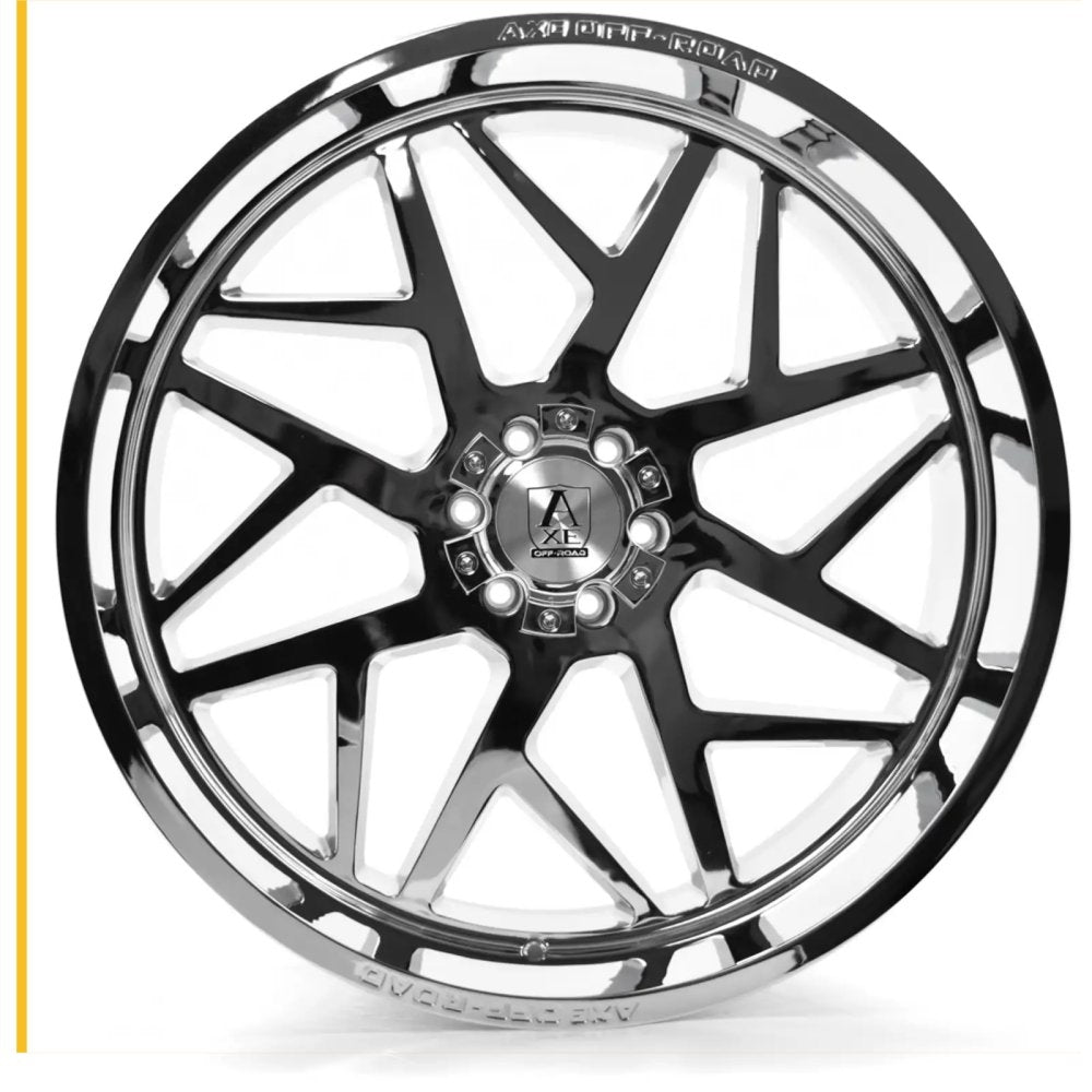 24x12 AXE Offroad Nemesis Chrome (* May Require Trimming) 8x180 -44mm - Flex Offroad