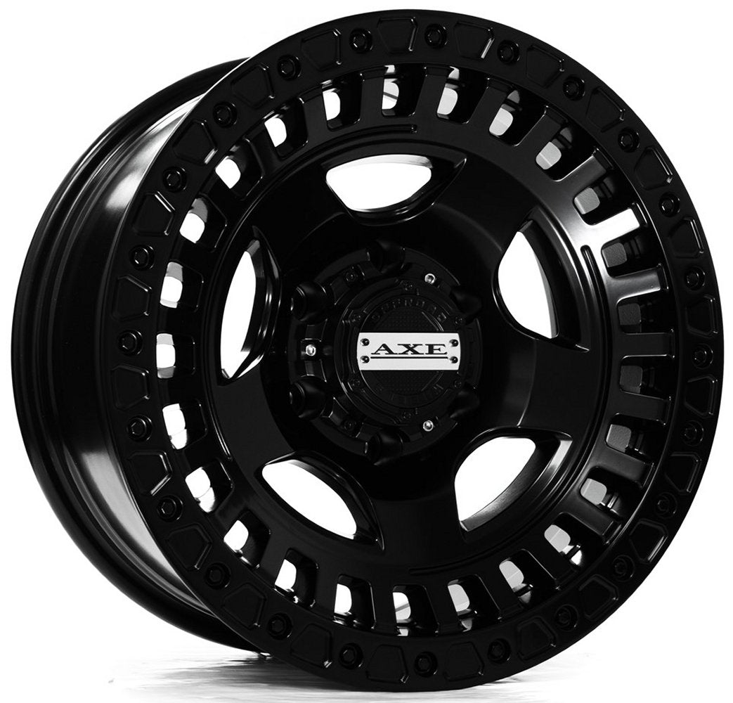 17x8.5 AXE Offroad Trojan Satin Black 5x5/127 -15mm - Flex Offroad
