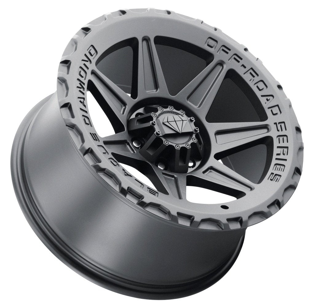18x9 Blaque Diamond Off-Road BD-O102 Matte Textured Black (Flow Forged) 6x135 6x5.5/139.7 -12mm - Flex Offroad