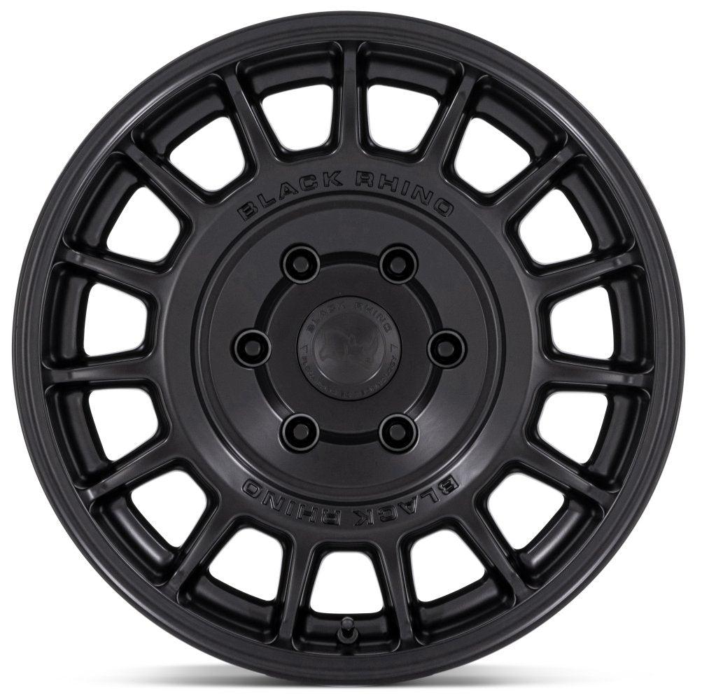 17X8.5 Black Rhino BR015 Voll Matte Black 5x5/127 25mm
