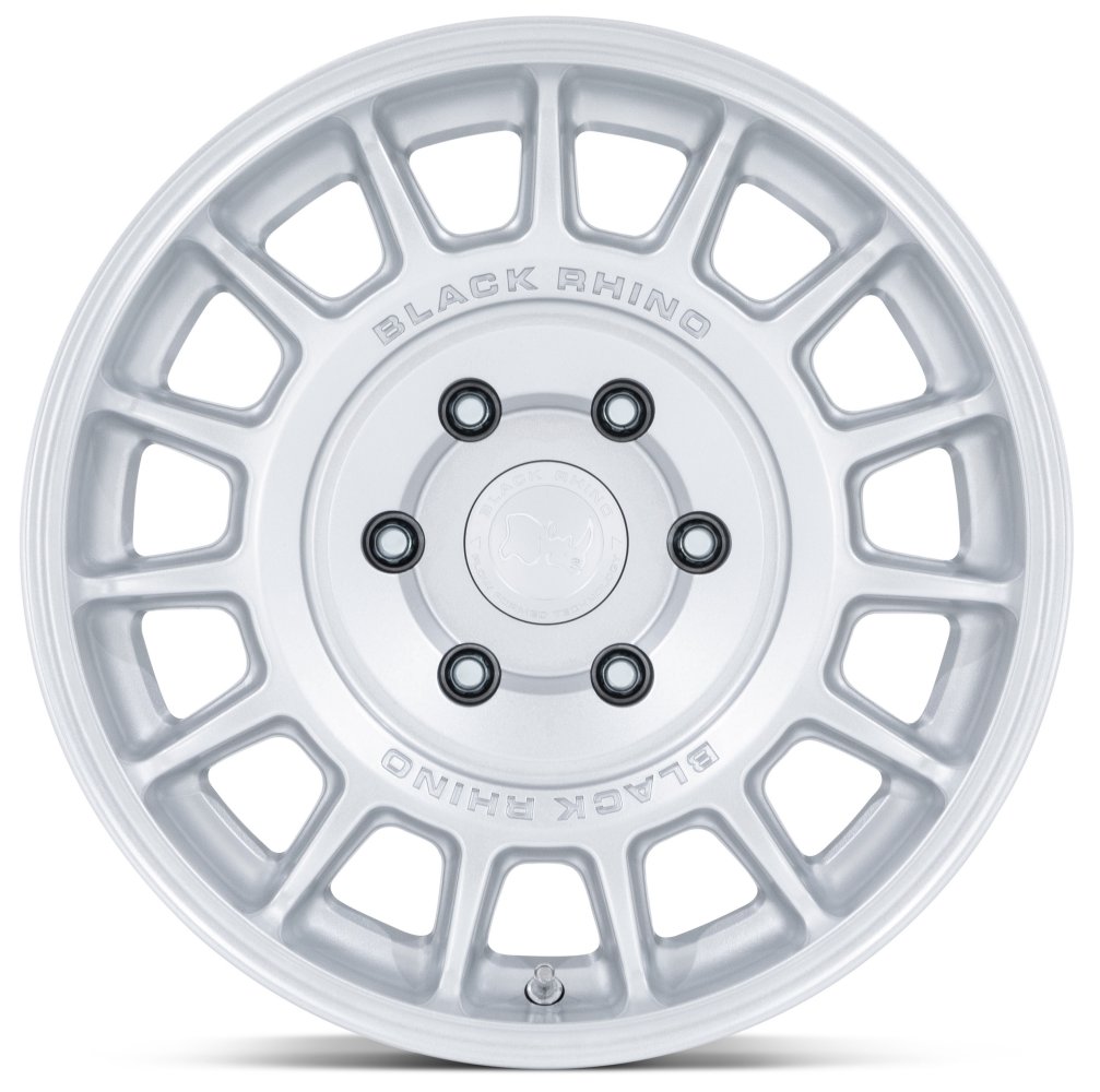 18X8 Black Rhino BR015 Voll Hyper Silver 5x4.5/114.3 25mm