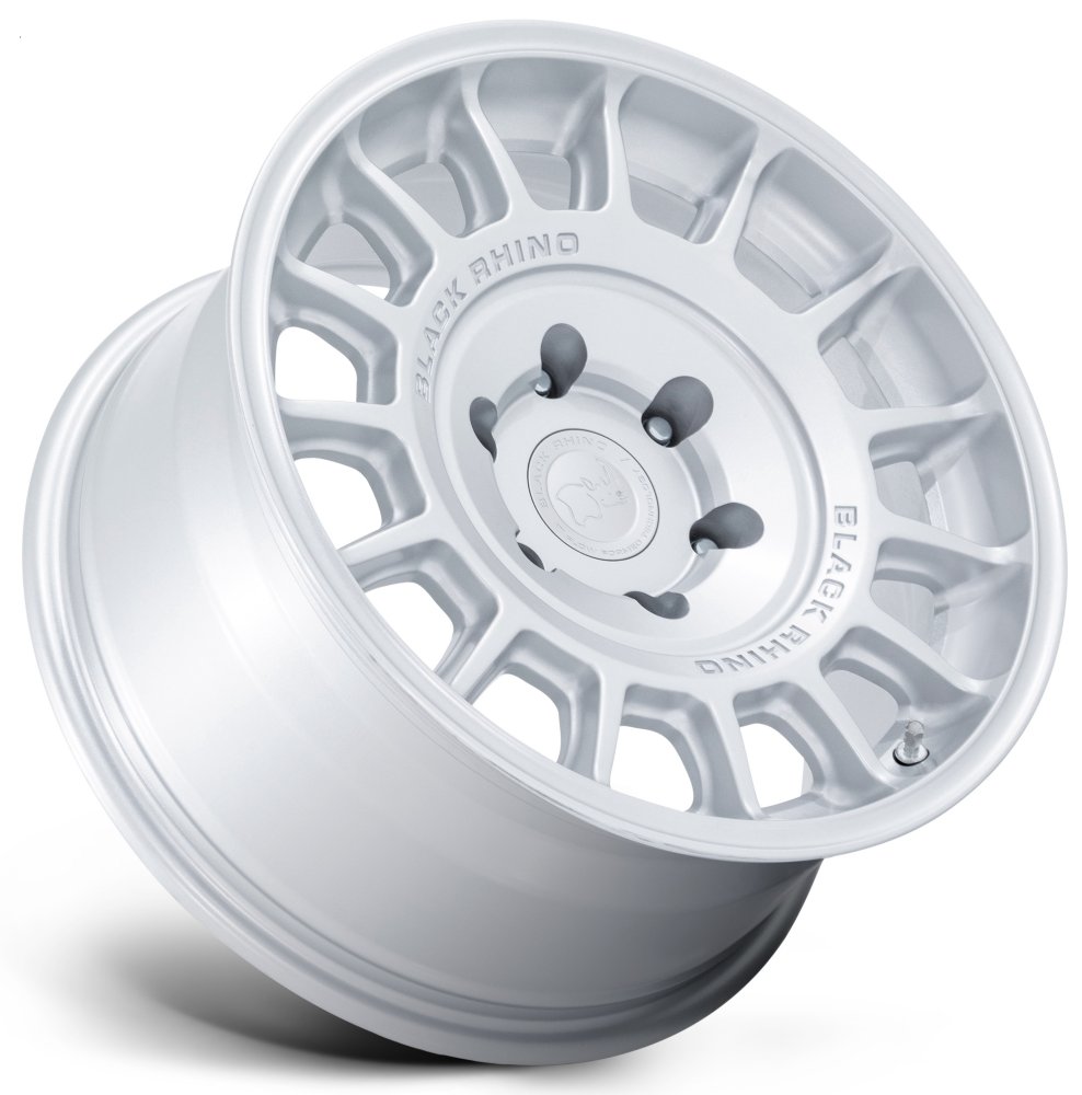 15X7 Black Rhino BR015 Voll Hyper Silver 5x100 15mm - Flex Offroad