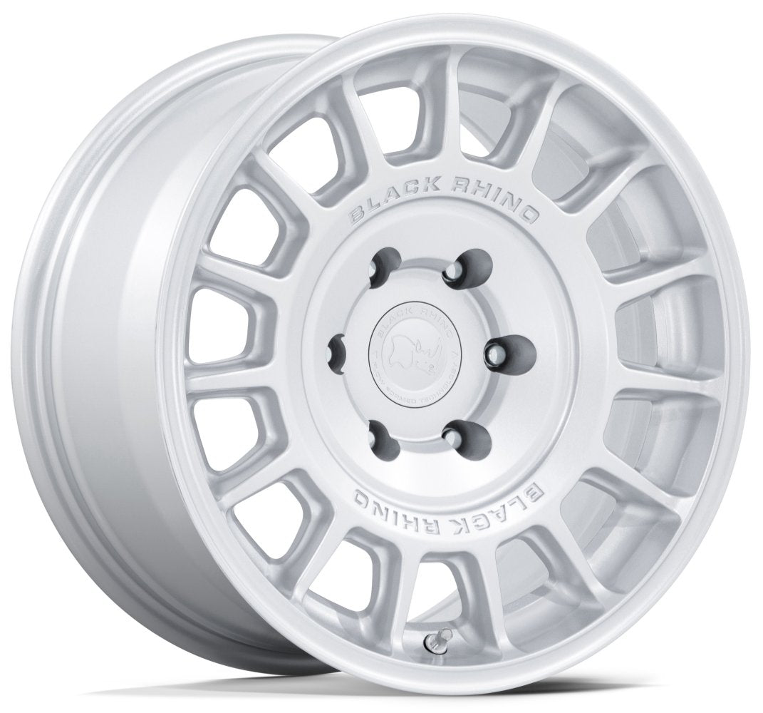 17x8 Black Rhino BR015 Voll Hyper Silver 5x4.5/114.3 38mm - Flex Offroad