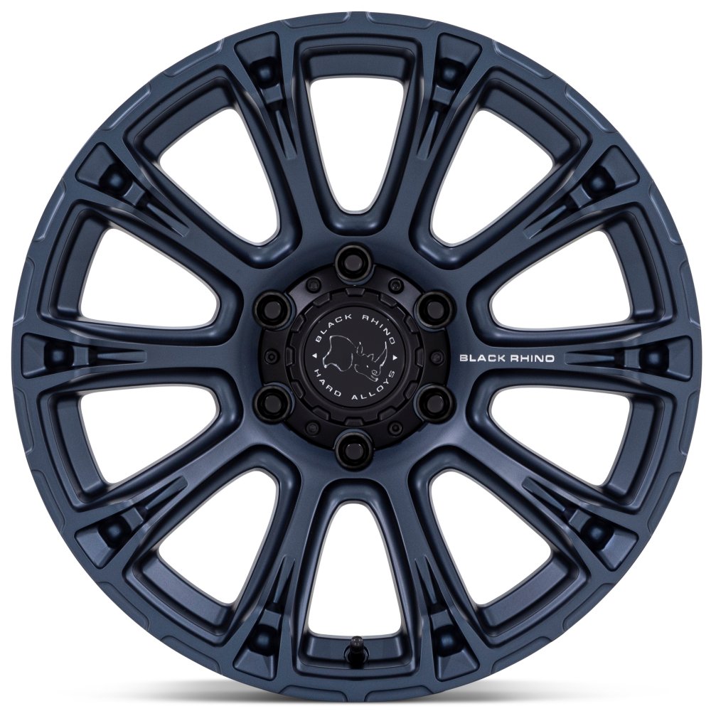 17X9 Black Rhino BR020 Diamondback Metallic Blue 6x5.5/139.7 -12mm - Flex Offroad