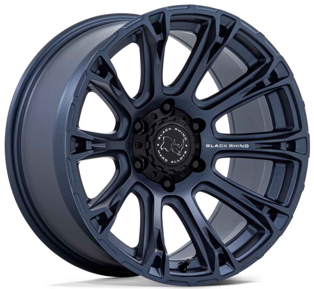 17X9 Black Rhino BR020 Diamondback Metallic Blue 6x5.5/139.7 -12mm - Flex Offroad
