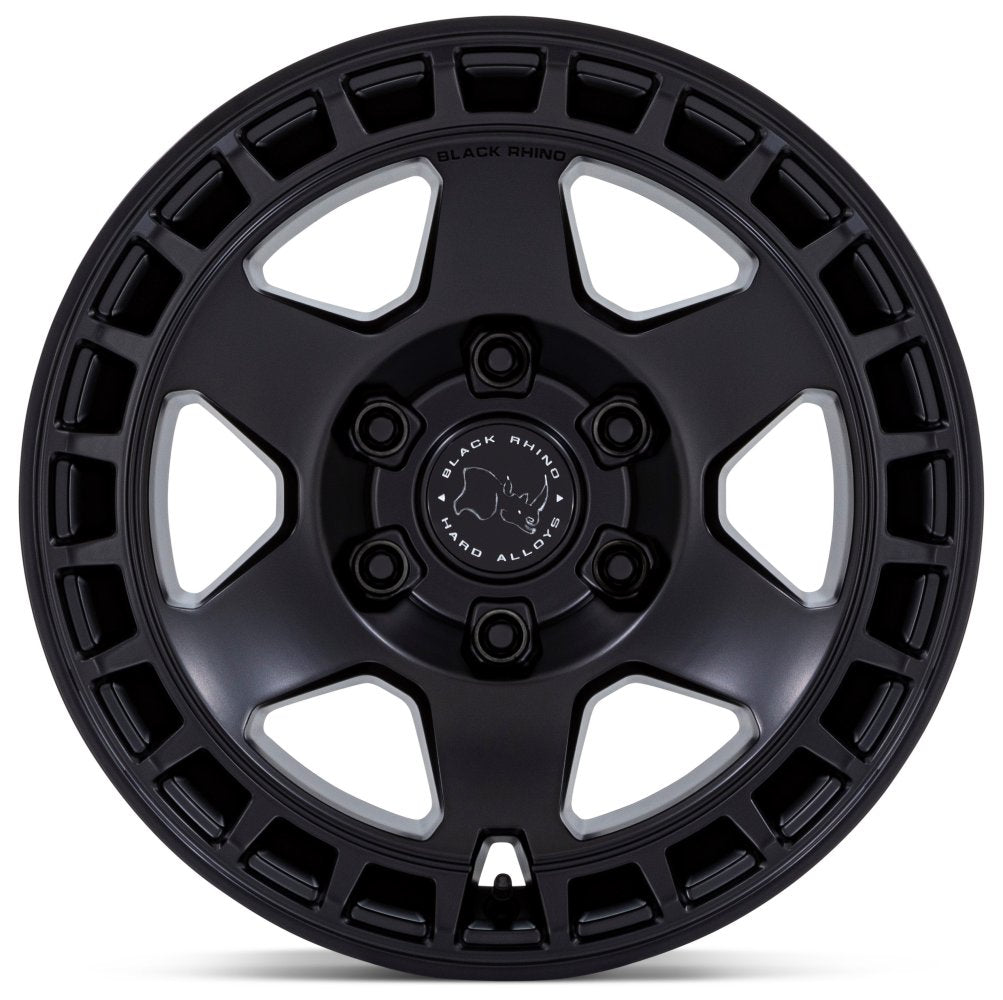 17X8.5 Black Rhino BR022 Bahari Matte Black 5x5/127 25mm - Flex Offroad