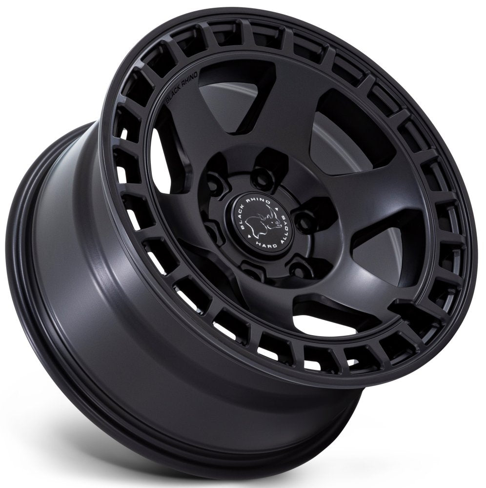 17X8.5 Black Rhino BR022 Bahari Matte Black 5x5/127 -10mm - Flex Offroad