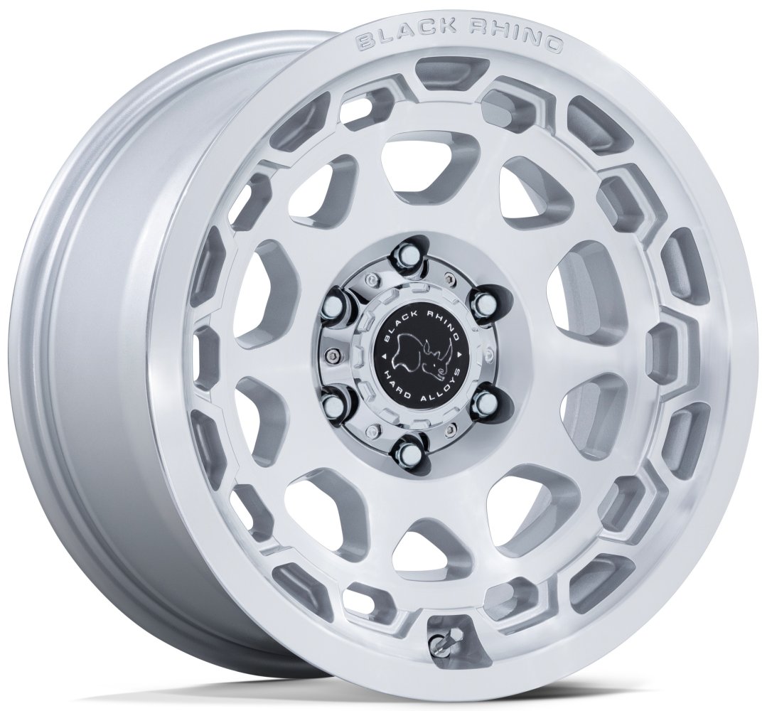 17X8.5 Black Rhino BR026 Congo Gloss Silver Machined 6x5.5/139.7 0mm