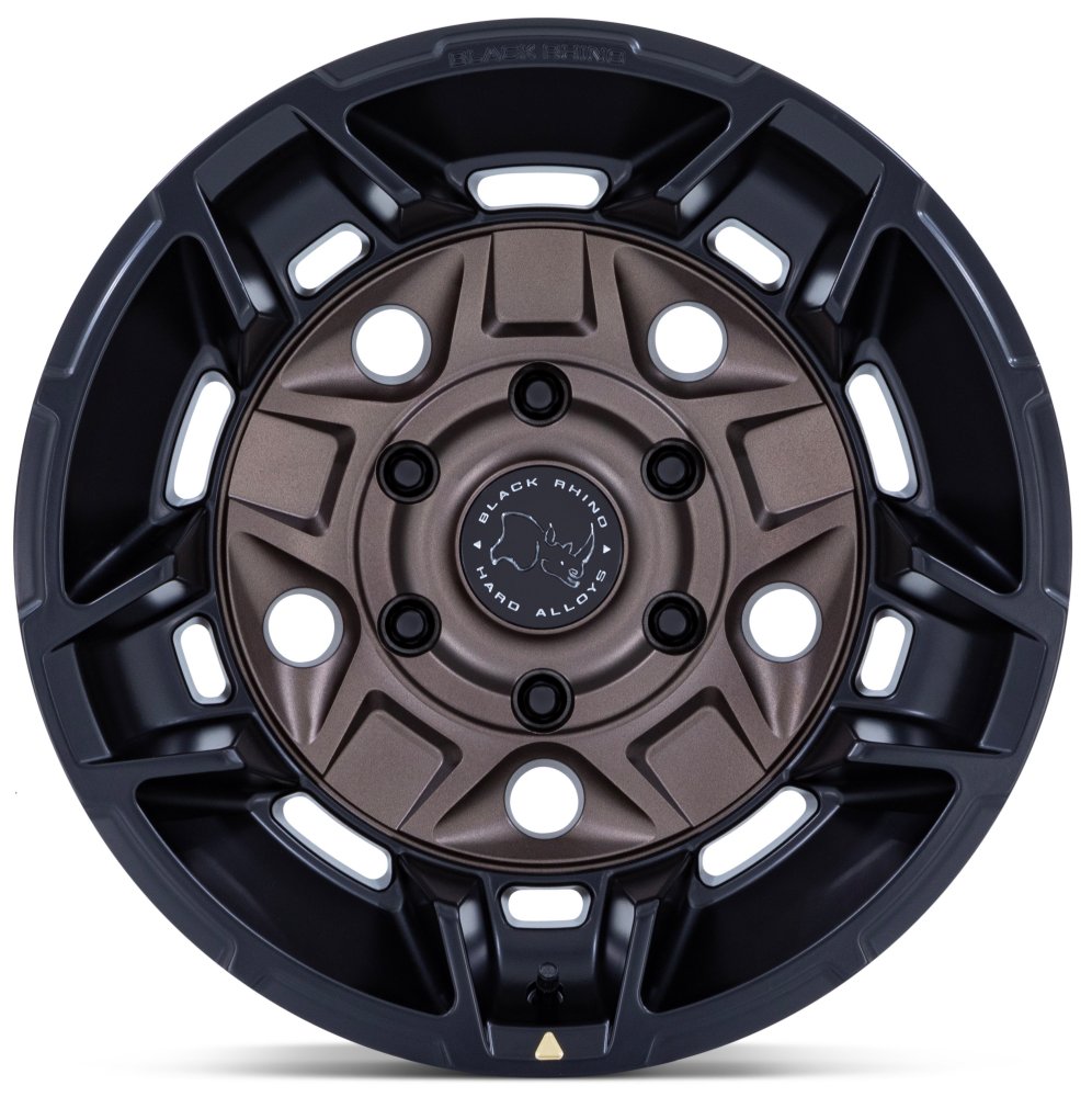 17X8.5 Black Rhino BR028 Guard Burnt Bronze w/ Matte Black Lip 6x5.5/139.7 25mm