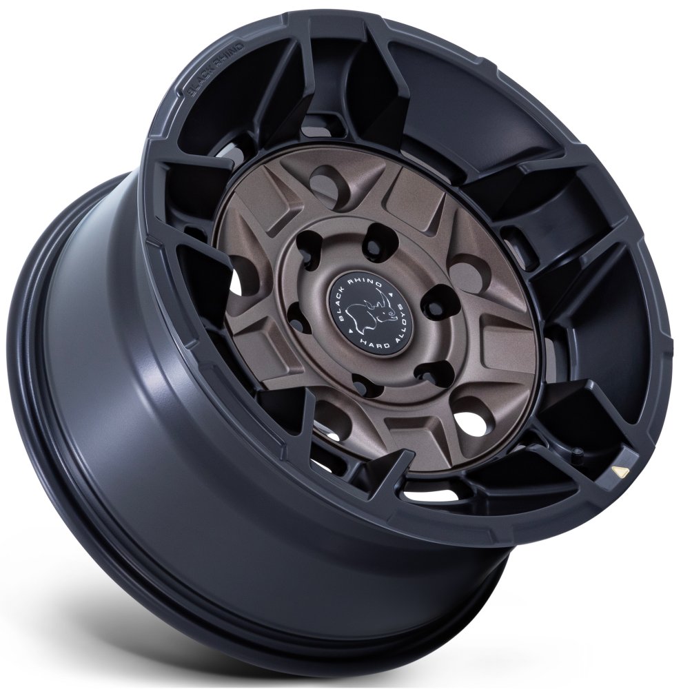 17X8.5 Black Rhino BR028 Guard Burnt Bronze w/ Matte Black Lip 5x5/127 0mm