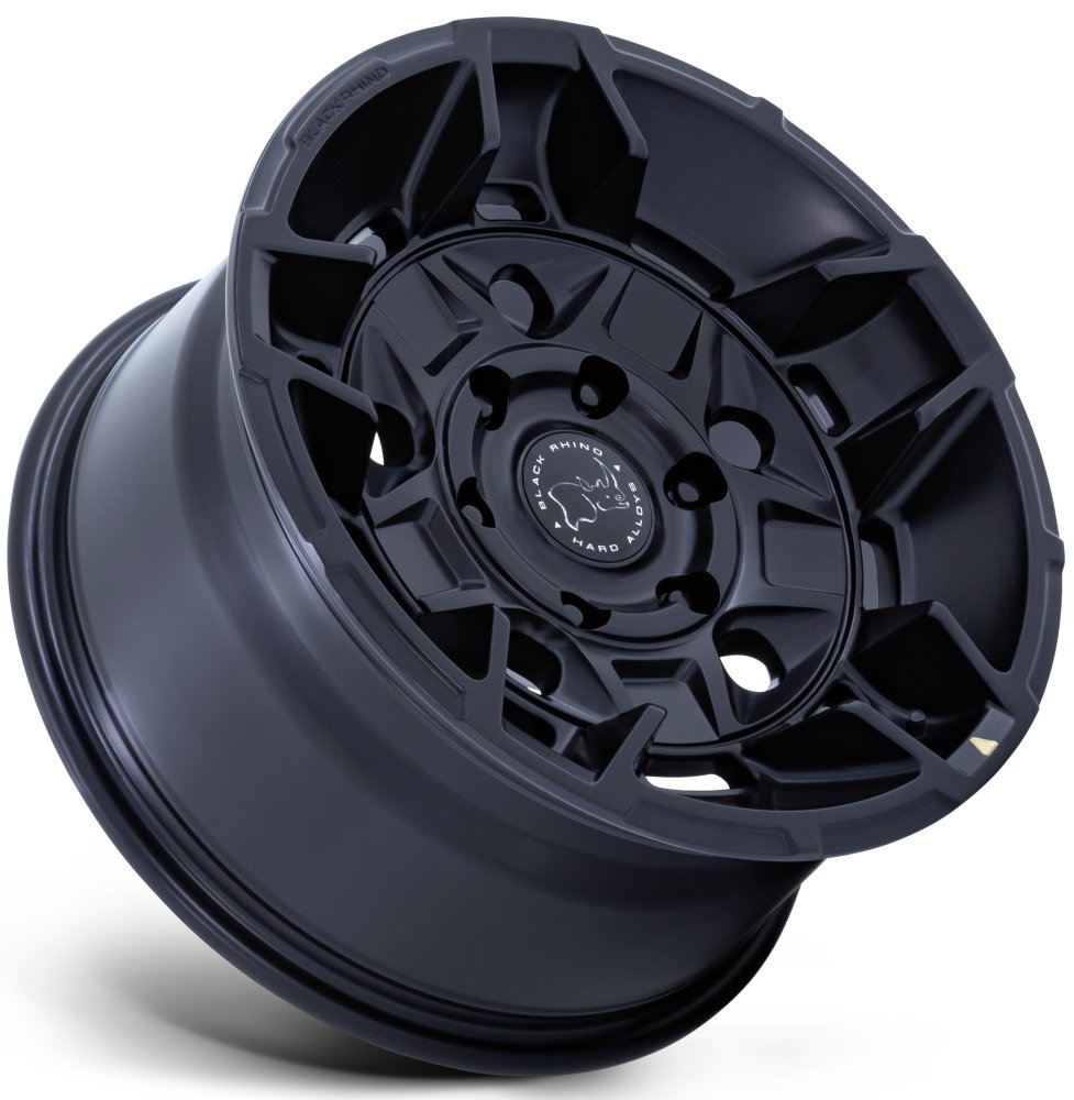 17X8.5 Black Rhino BR028 Guard Matte Black 5x130 25mm