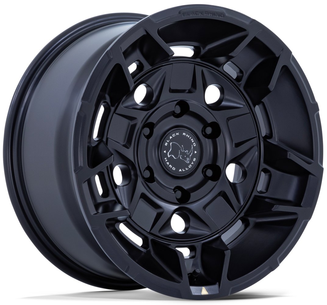 17X8.5 Black Rhino BR028 Guard Matte Black 5x130 25mm