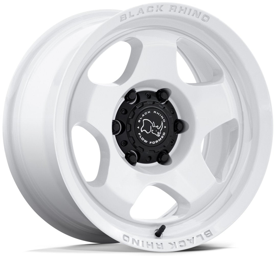 17X8.5 Black Rhino BR031 Sol Gloss White 6x5.5/139.7 0mm