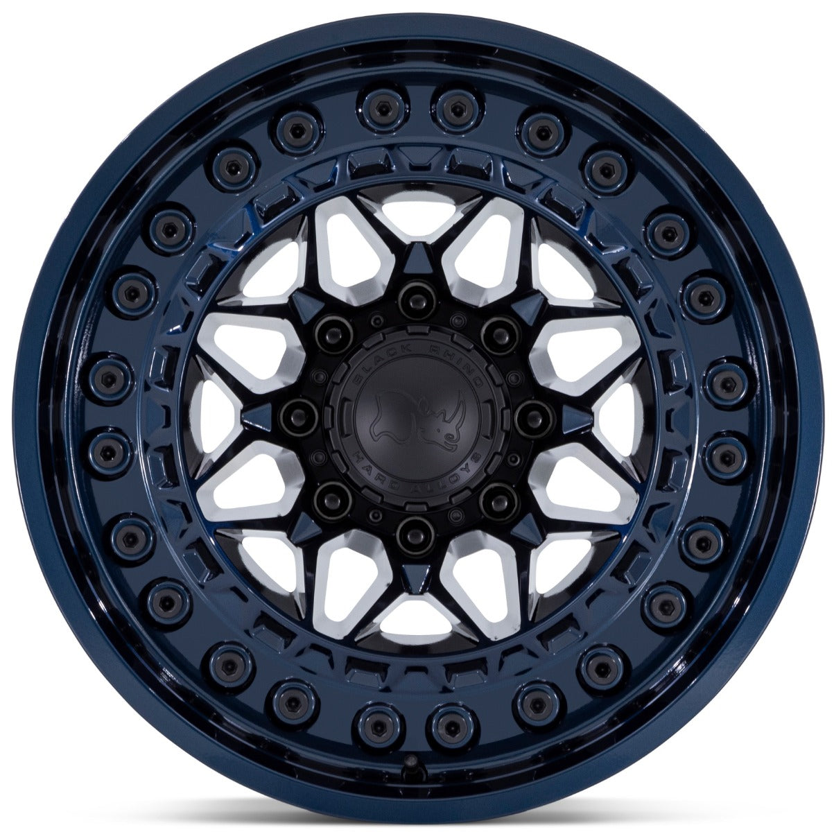 20x10 Black Rhino Alpha Midnight Blue 8x180 -18mm - Flex Offroad