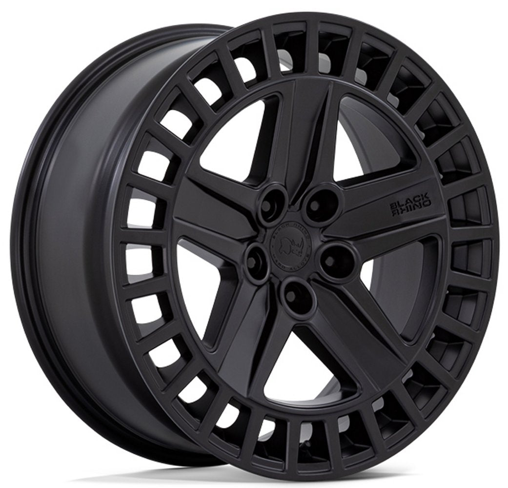 20x8.5 Black Rhino Alston Matte Black 5X120 25mm - Flex Offroad