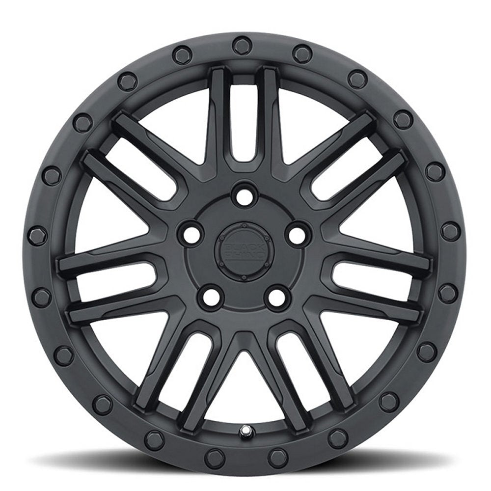 (Clearance - No Returns) 20x9.5 Black Rhino Arches Matte Black 5x112 0mm - Flex Offroad