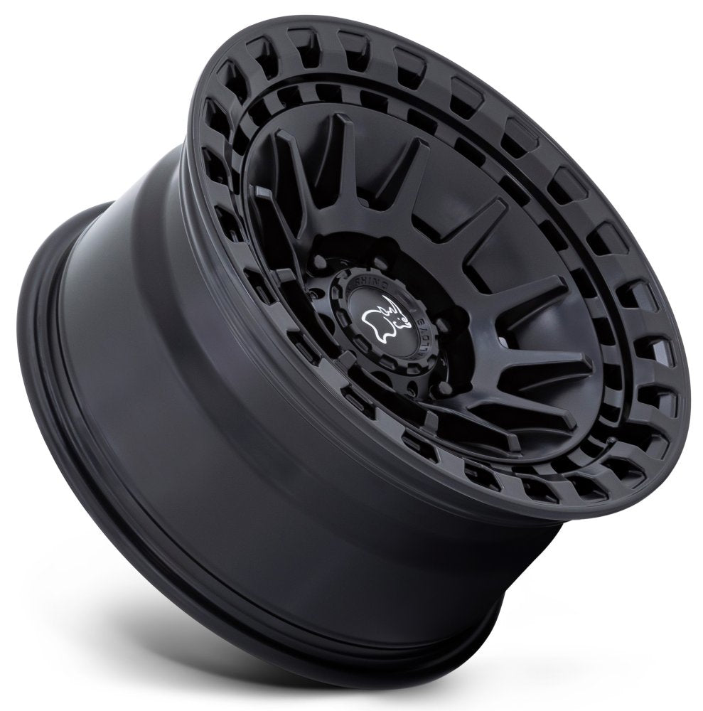 17x8.5 Black Rhino Barrage Matte Black 6x5.5/139.7 -10mm - Flex Offroad
