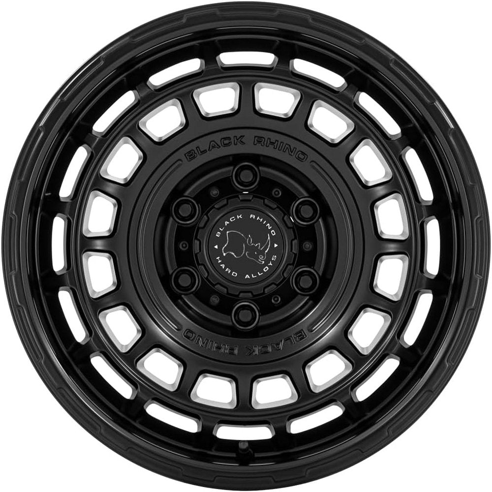 17X8.5 Black Rhino BR024 Awol Matte Black 6x5.5/139.7 25mm - Flex Offroad