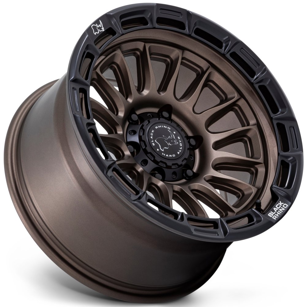 17X9 Black Rhino BR025 Rival Burnt Bronze w/ Matte Black Lip 6x5.5/139.7 -12mm - Flex Offroad