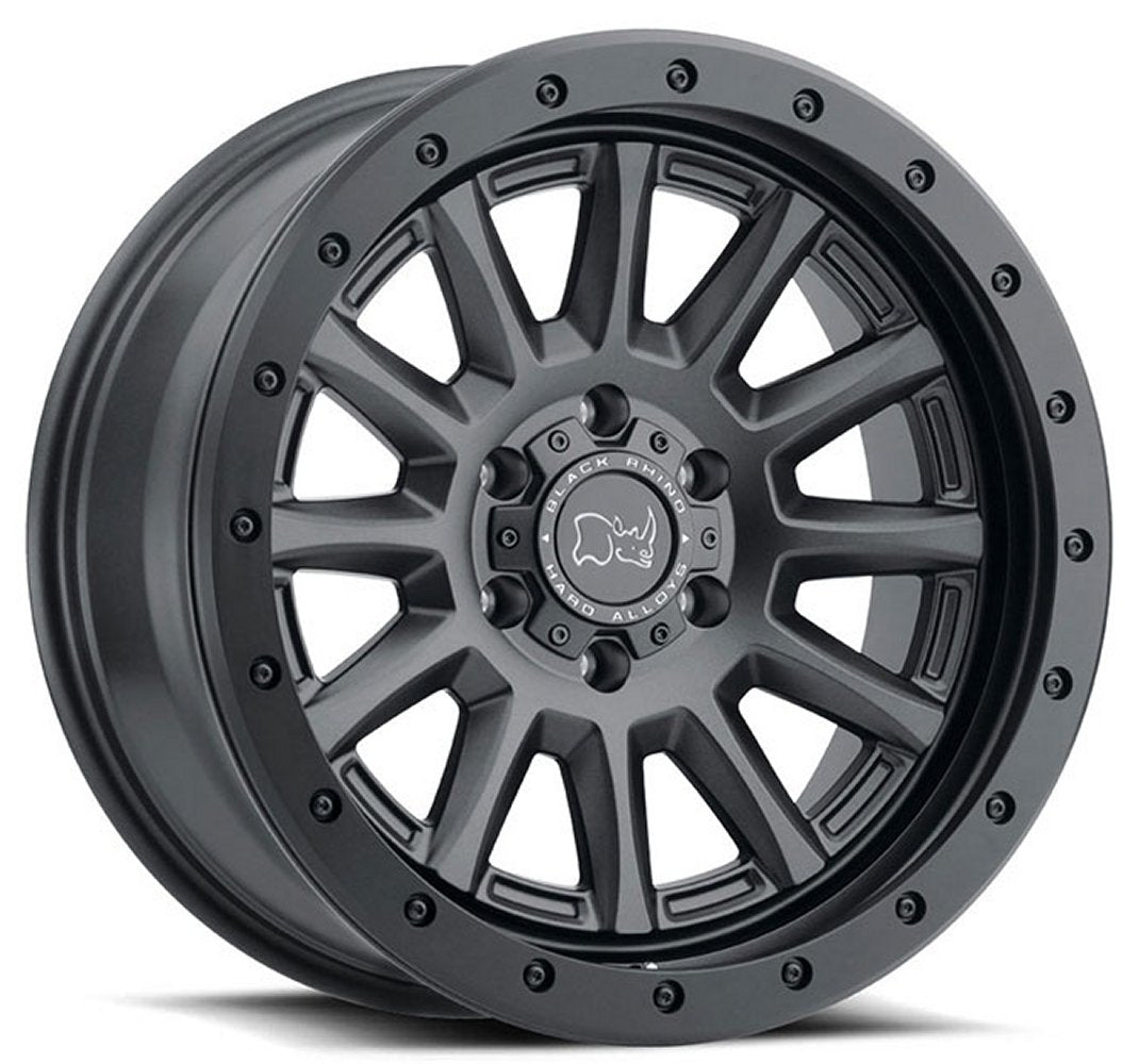 17x8.5 Black Rhino Dugger Gun Black 6x5.5/139.7 0mm - Flex Offroad