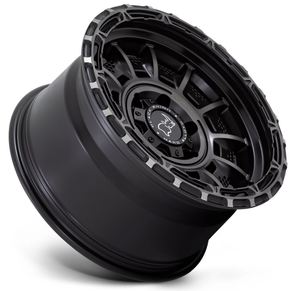 20x10 Black Rhino Legion Matte Black w/ Gray Tint 8x6.5/165 -18mm - Flex Offroad