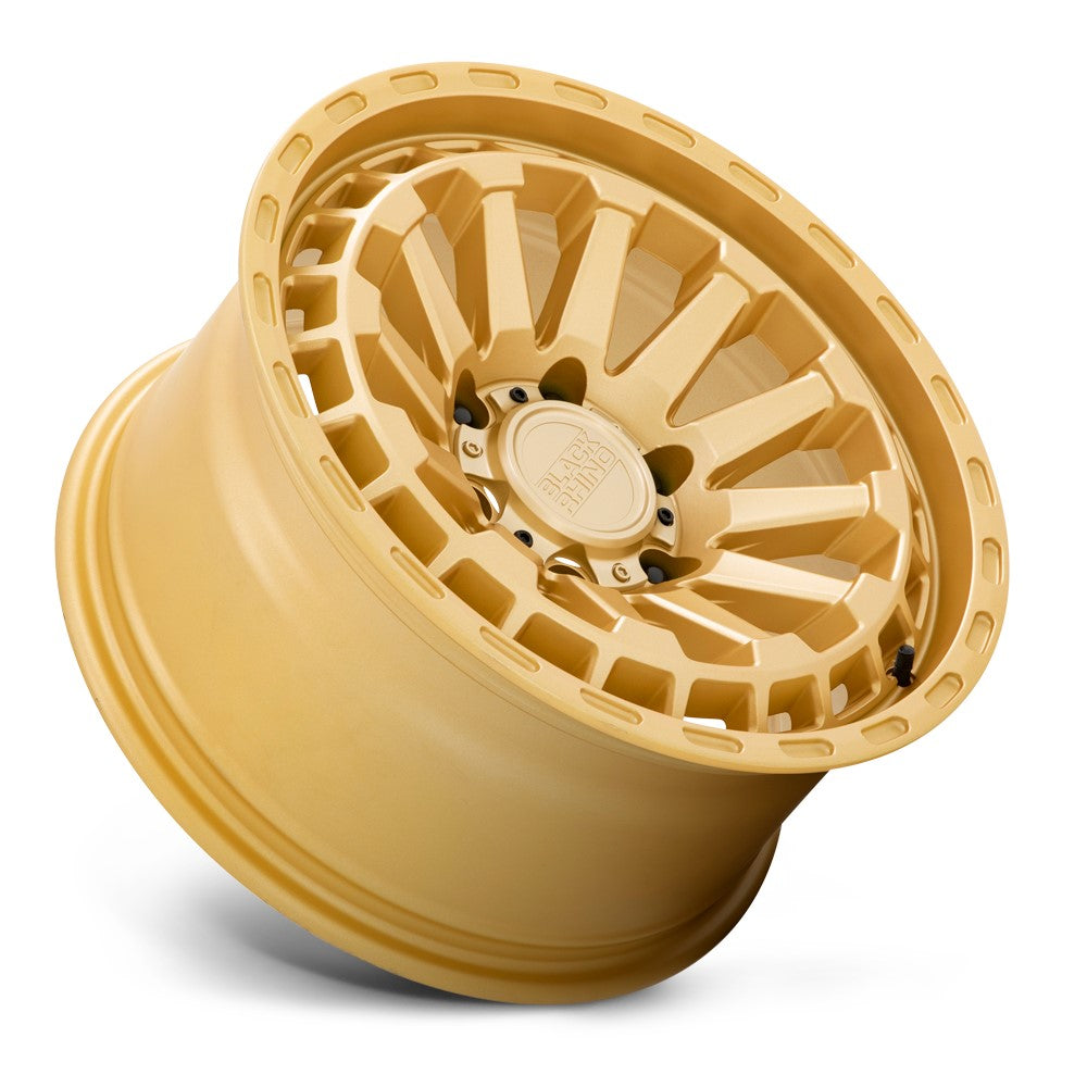 (Clearance - No Returns) 20x9.5 Black Rhino Raid Gold 5x5/127 -18mm - Flex Offroad