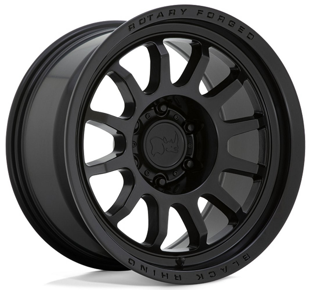17x8.5 Black Rhino Rapid Matte Black (Rotary Forged) 6x5.5/139.7 0mm