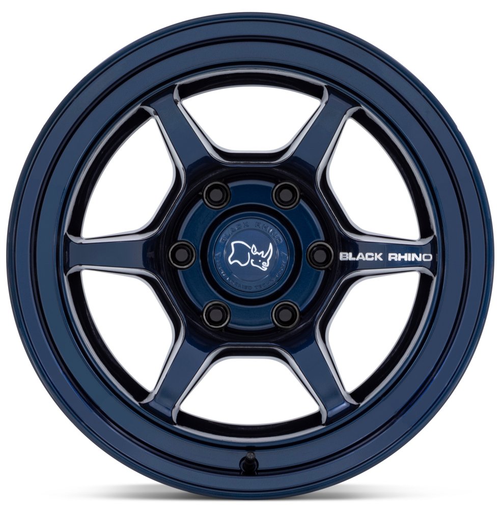 17x8.5 Black Rhino Shogun Gloss Midnight Blue 6x5.5/139.7 -10mm - Flex Offroad