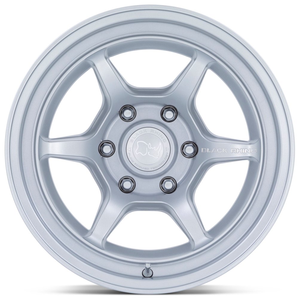 17x8.5 Black Rhino Shogun Hyper Silver 6x5.5/139.7 20 mm - Flex Offroad