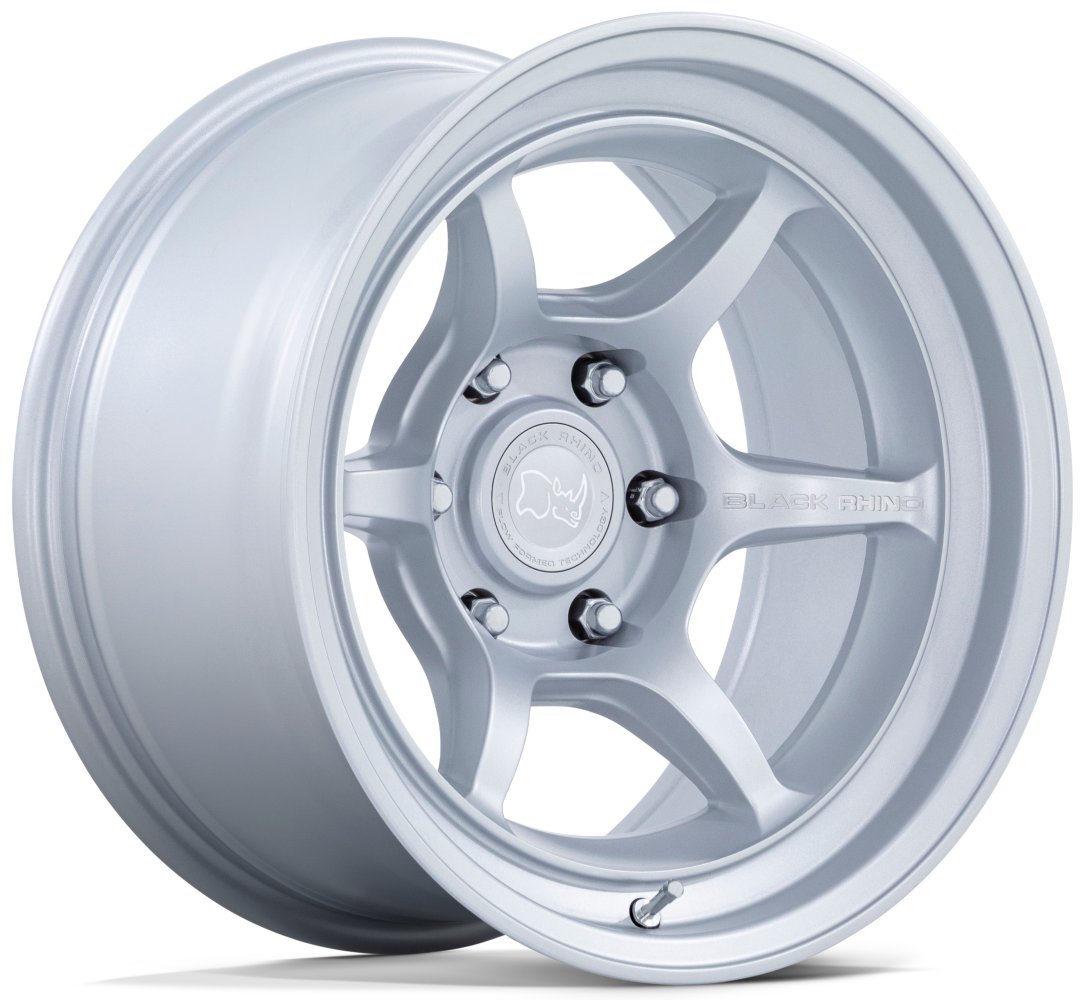 17x8.5 Black Rhino Shogun Hyper Silver 6x5.5/139.7 20 mm - Flex Offroad