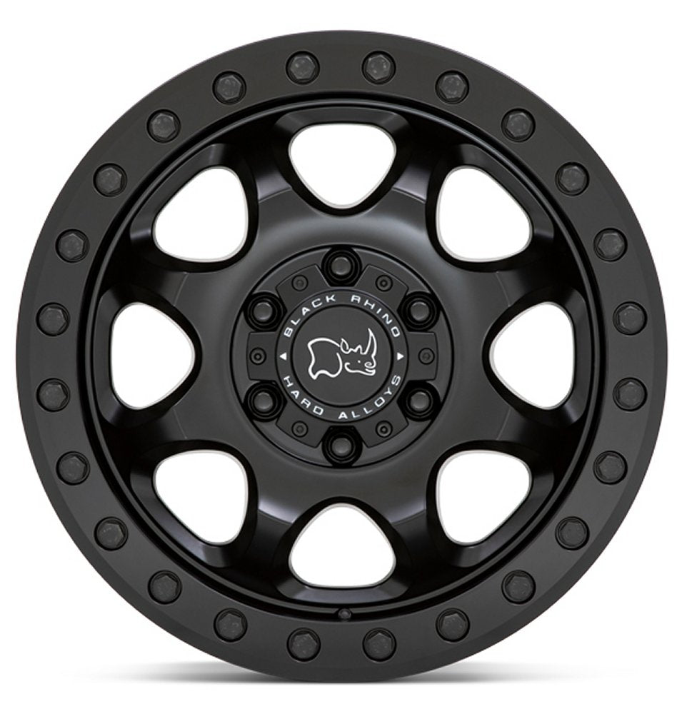 (Clearance - No Returns) 17x8.5 Black Rhino Venture Beadlock Matte Black 6x130 38mm - Flex Offroad