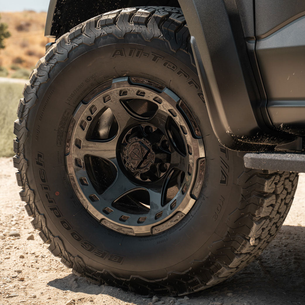 17x9 Blaque Diamond Off-Road BD-O728 Gloss Black Machined & Tinted (Flow Forged) 6x135 6x5.5/139.7 -12mm - Flex Offroad