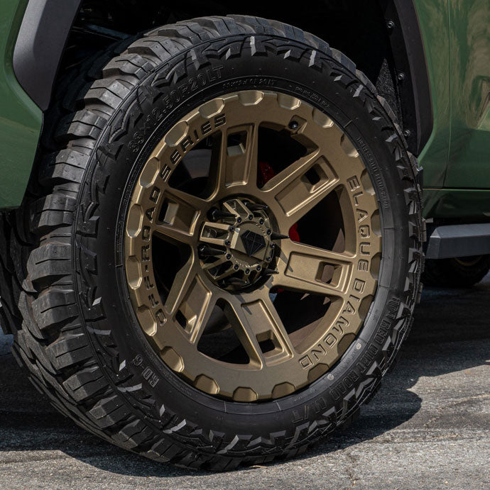 17x9 Blaque Diamond Off-Road BD-O801 Matte Bronze (Flow Forged) 5x5/127 5x5.5/139.7 1mm - Flex Offroad