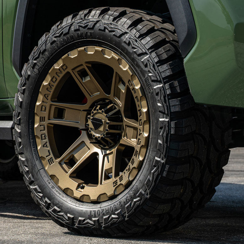 17x9 Blaque Diamond Off-Road BD-O801 Matte Bronze (Flow Forged) 5x5/127 5x5.5/139.7 1mm - Flex Offroad