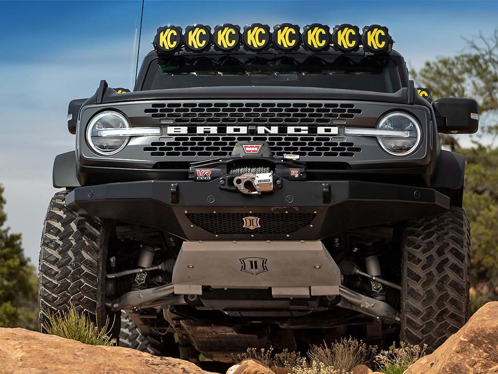 ICON 2021-2023 Ford Bronco, Hoss 2.0 Pkg, Front, 0-2" Lift, 2.5 EXP Series Coilover 48602