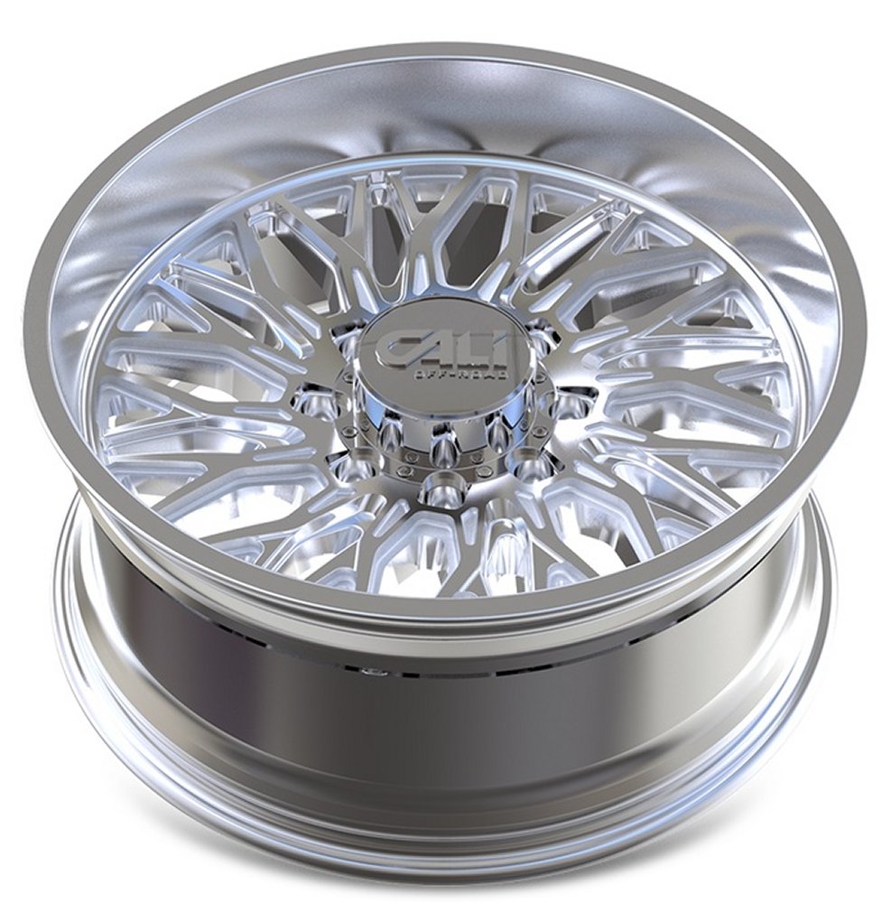 22x10 Cali-Off-Road Crusher 9118 Polished 8x6.5/165 -19mm - Flex Offroad