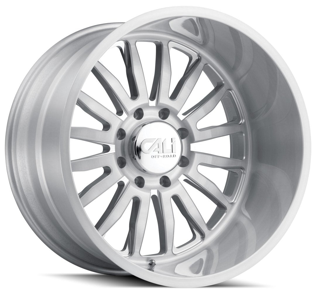 20x10 Cali Off-Road Summit 9110BGC Brushed & Clear Coated 5x5/127 -25mm - Flex Offroad