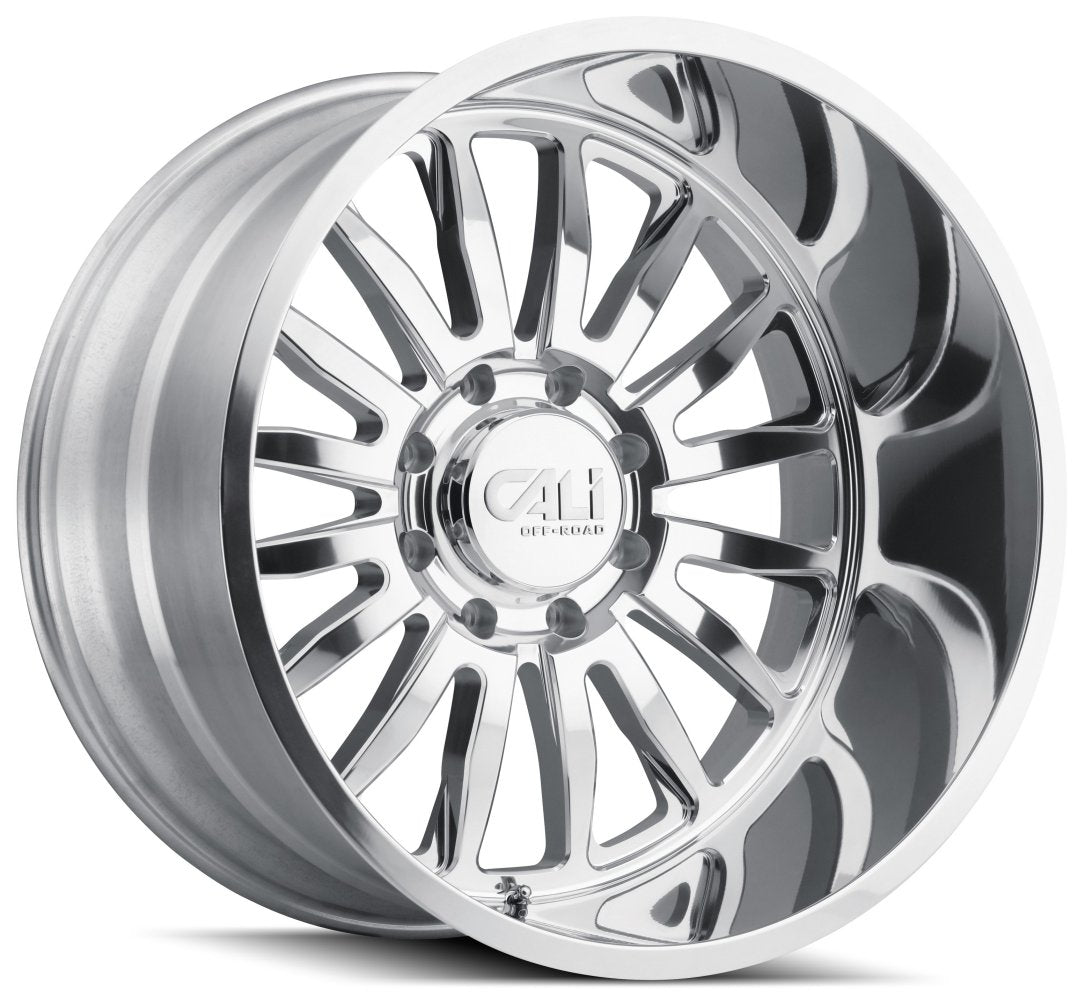 22x10 Cali Off-Road Summit 9110PM Polished 8x6.5/165 0mm - Flex Offroad