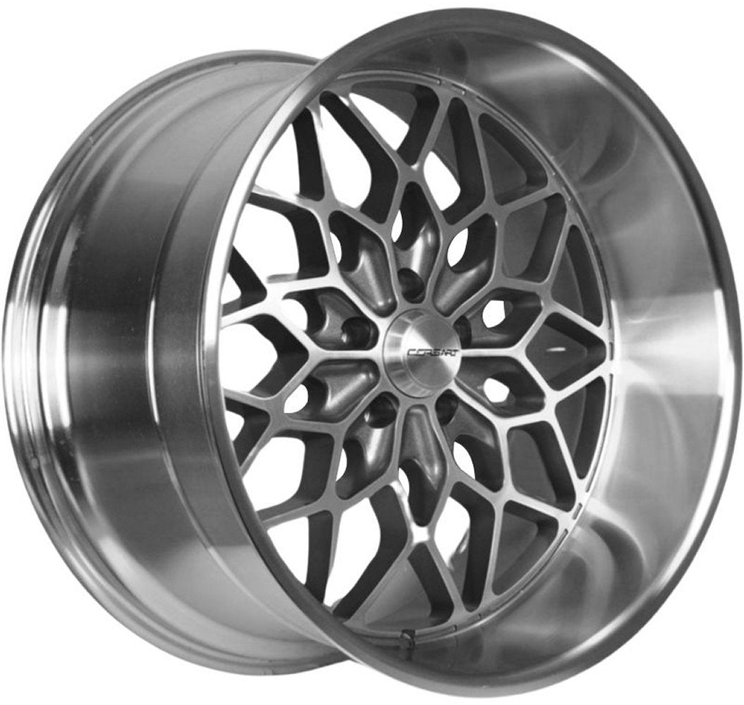 20x10 Corsart Gunner R513 Gloss Brushed Diamond Cut Lip 5x4.75/120.7 0mm