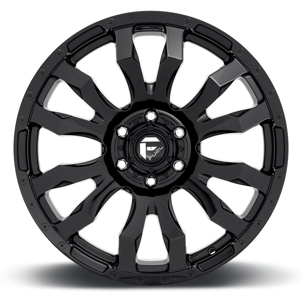 20x12 Fuel Off-Road Blitz Gloss Black D675 (* May Require Trimming) 5x5/127 -44mm - Flex Offroad