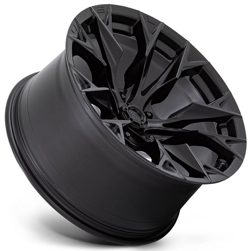 22x12 Fuel Off-Road Flame 5 Blackout D804 (* May Require Trimming) 5x5/127 -44mm - Flex Offroad