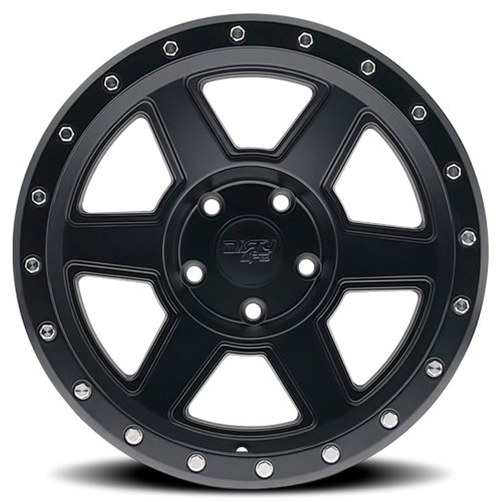 17x9 Dirty Life 9315 Compound Matte Black 5x5/127 -12mm