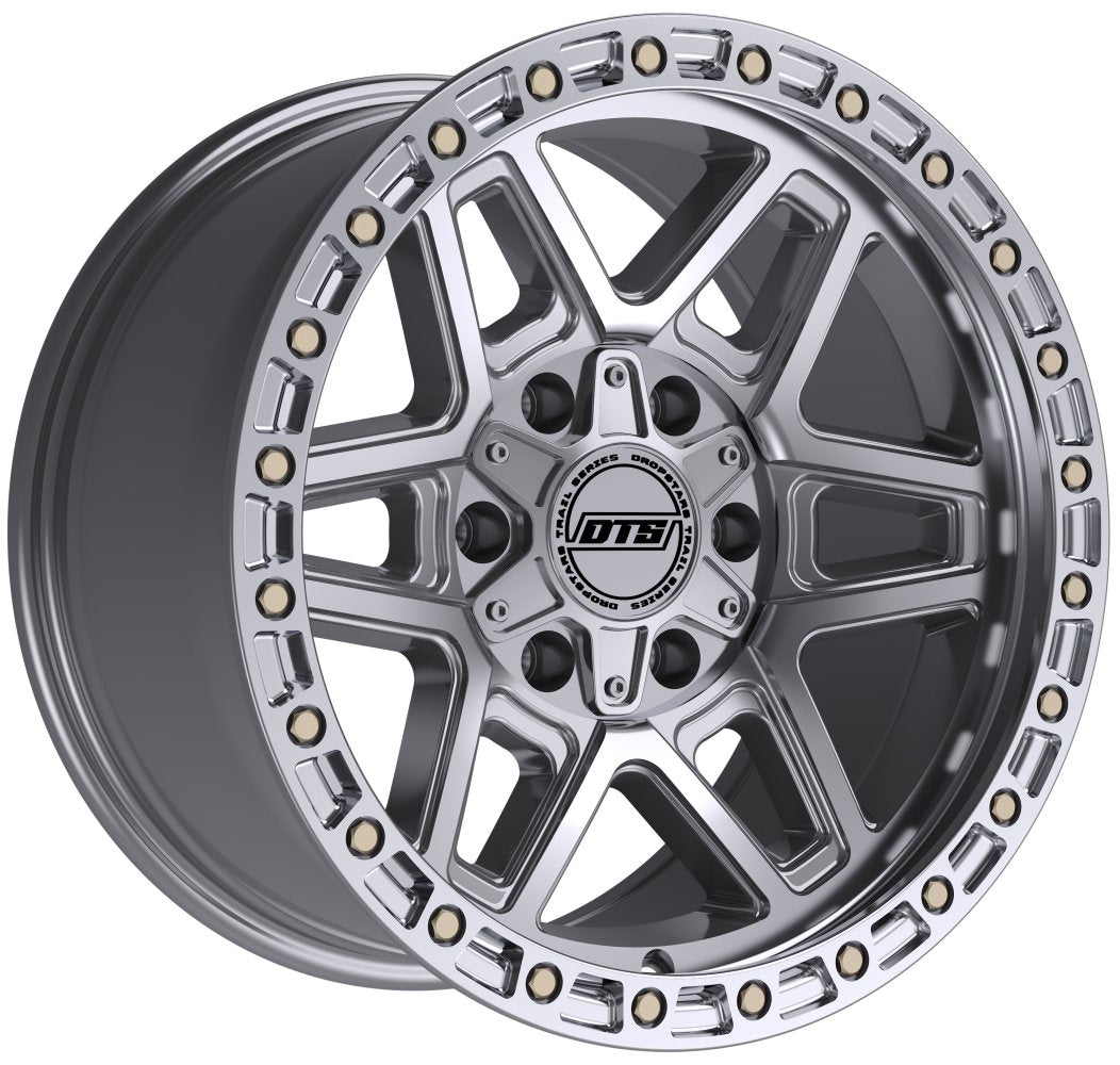 20X10 Dropstars 602SB Silver Machined 6x135 6x5.5/139.7 -19mm