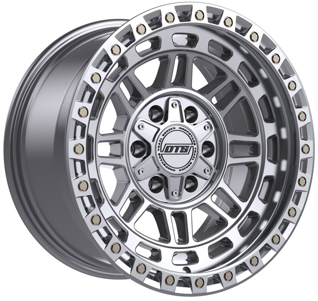 20X9 Dropstars 603MS Silver Machined 5x5/127 5x5.5/139.7 -12mm