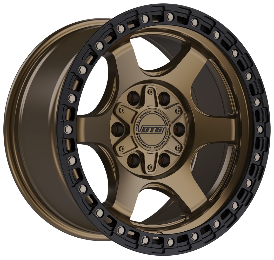 20X9 Dropstars 604BZB Satin Bronze w/ Black Ring 6x135 6x5.5/139.7 -20mm